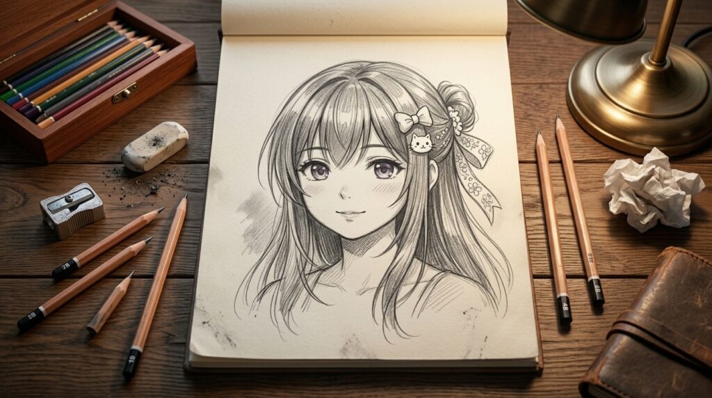 Doujen Moe concept featuring expressive anime art